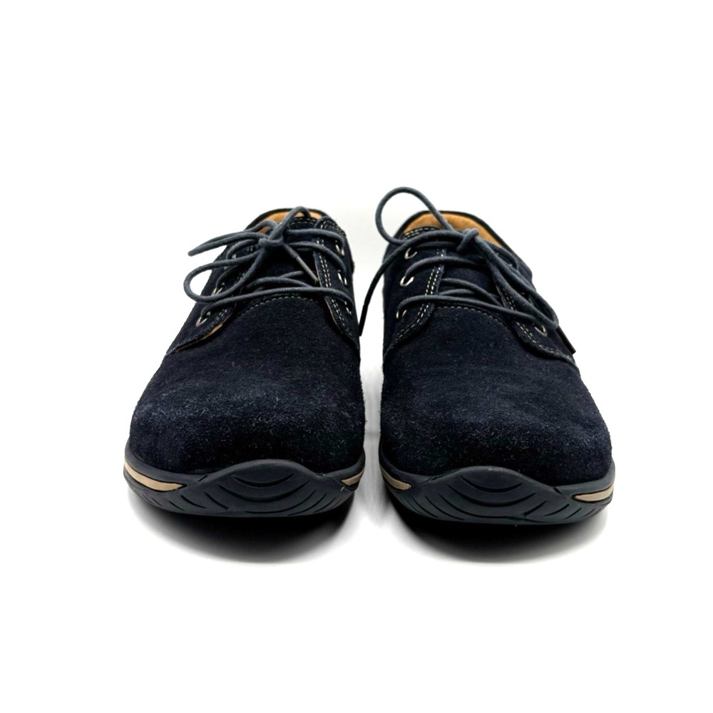 ALEGRIA Am-Ale 613 Shoe Men's Size 41 US 8 Dark Blue Suede Lace Up Comfort - Picture 2 of 9